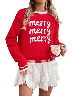 Festive Ugly Christmas Sweater for Women | Cozy Knit Holiday Apparel